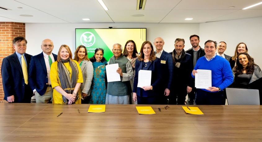 MOU signed for collaboration in nursing education in Bangladesh with Adelphi University of New York